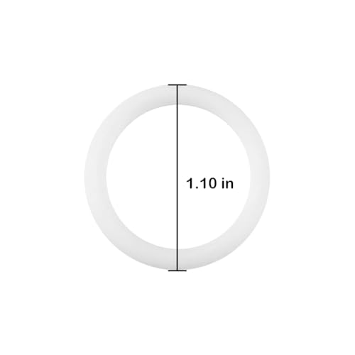 12 Stück Transparente Schnuller Adapter,Baby Silikonring Schnullerhalter,Schnullerkette Silikonring,O-Ringe Baby-Schnuller-Clips,Weicher Ring Adapter Clip,Für Show Oder Geburtstagsgeschenk,Kiuiom