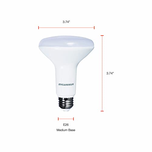 Image of Sylvania Flood BR30 LED Light Bulb, 65W = 9W, Dimmable, 22 Year, 800 Lumens, 5000K, Daylight - 6 Pack (41261)