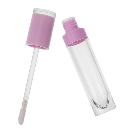 Abaodam 4個 小型透明リップグロス詰め替え容器 軽量持ち運び便利 化粧品用再利用可能ボトル レディース旅行用メイク収納