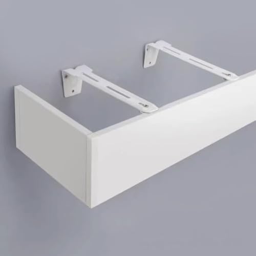 Cenefa de cornisa para ventana con soportes que estabiliza paneles decorativos