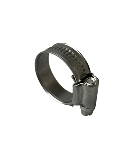 Hi-Grip Hose Clamps Clips Stainless Steel - British Type - Pipe Clamp 40-55mm, 4PCS, Silver - Image 2