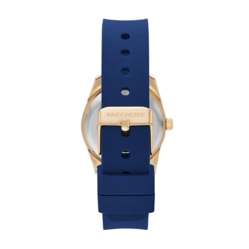 Skechers Women's Three Hand Blue Silicone Watch and Bracelet Gift Set by Skechers - Image 3