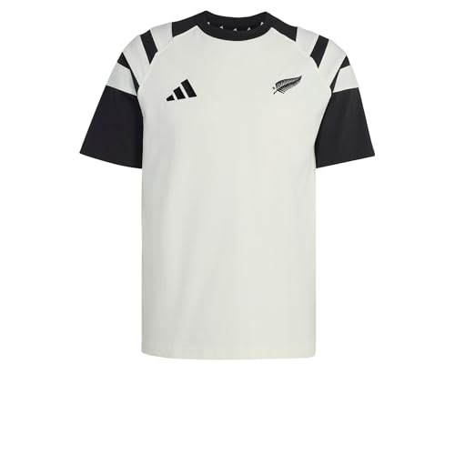 adidas Homme All Blacks Leisurewear Men Shirt, Off White/Black, L