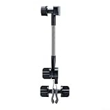 Angle réglable pour la couverture : la tête rotative et inclinable vous permet de viser le parapluie pour bloquer le vent et la pluie tout en gardant des lignes de vue claires sur les sentiers, les trottoirs ou les routes.