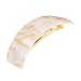 France Luxe Rectangle Volume Barrette - Alba