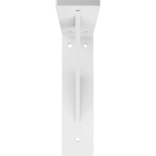 Ekena Millwork Bktmle Steel Bracket Legacy, 2"W X 8"D X 8"H, White Primer #TOP2