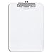 Hnogri Podkładka zaciskowa z tworzywa sztucznego, standard A4 Letter Size deska zaciskowa dla studentów, biura i kobiet, półka z płaskim klipsem, wymiary 35 x 22 cm, (przezroczysta)