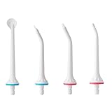 4 Pcs Water Flosser Replacement Tips for F18/D52/F27/F09/F22/F23/F29/F32(4white Mixed)