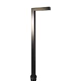 COLOER Low Voltage Pathway Lights,12-15V AC/DC Garden Path Lights, Brass Outdoor Yard Lights Electri