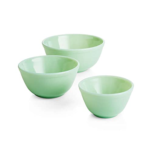 Set de 3 Tazones para Mezclar de Vidrio Verde miniatura 1