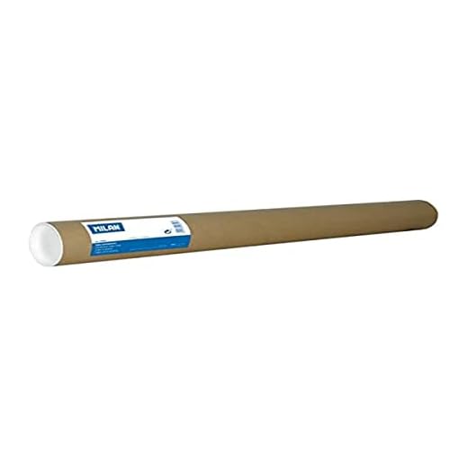 MILAN Tubo de cartón portaplanos Ø75 mm, 53 cm de longitud