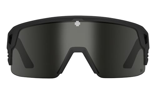 Image of SPY Optic Monolith 5050, Cylindrical Shield Semi-rimless Sunglasses, Color and Contrast Enhancing Lenses