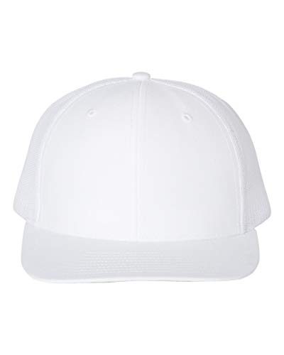 RICHARDSON Cap Adult Unisex 112 Mesh Back Adjustable Caps White