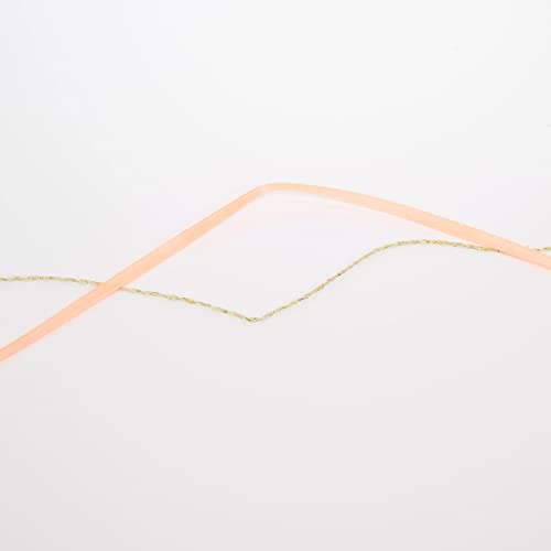 Meri Meri Rainbow Fringe Happy Birthday Banner - 8' Party Garland with Excess Cord