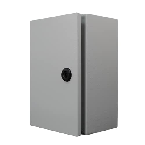 CP - Schaltschrank Metall IP54 inkl. verzinkte Montageplatte Wandmontage mit umlaufend eingeschäumte Spezial Dichtung (20x30x15cm)