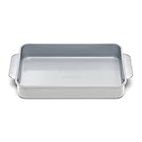 Caraway Sartén rectangular de cerámica antiadherente de 9 x 13 pulgadas, revestimiento de cerámica naturalmente resbaladizo, no tóxico, libre de PTFE y PFOA, perfecto para brownies, lasañas y más