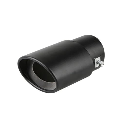 Tuyau d'échappement embout de silencieux de pot d'échappement en inox noir de voiture