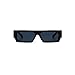 Original Narrow Rectangular Frame Designer Classic Trendy Cool Dark Black UV400 Protection Thick Sunglasses for Men Women 90’s Hip Hop Retro Shades Square Unisex Polarized Sunnies Sunglasses