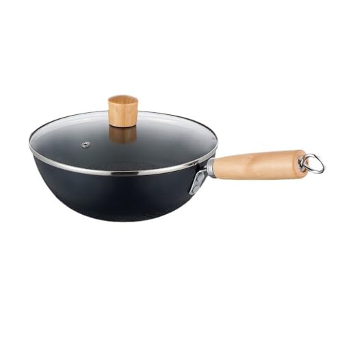 Wok grande con mango antiadherente para cocina a gas miniatura 1