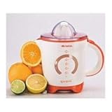 Rotación en doble sentido Ariete 408 Exprimidor, 40 W, De plástico, Blanca/Naranja