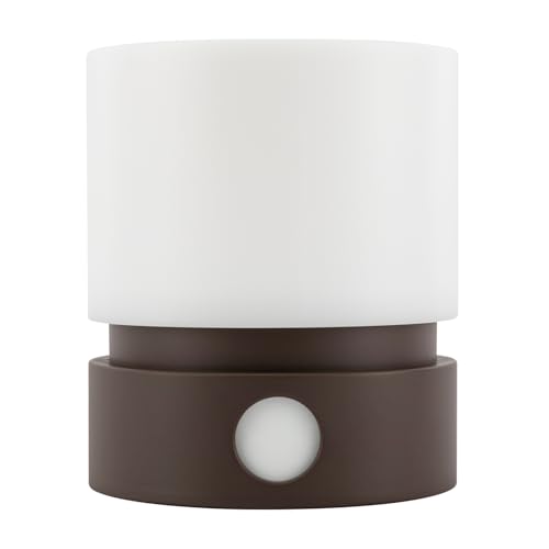 Lámpara de Mesa de Noche Cilíndrica con LED y Control Touch miniatura 2