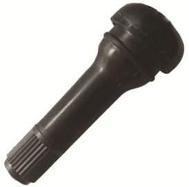 TR414 Rubber Valve Stem for Tubeless Tires, 100 Pack, Universal Fit, Black
