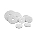 10pcs High-Temperature Resistant Alumina Ceramic Gasket Plates - Anti-Glaze & Anti-Sticking for Industrial Use(Alumina Cake*9.5cm)