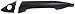 Dorman 92223 Front Driver Side Exterior Door Handle Compatible with Select Hyundai Models, Primed Black