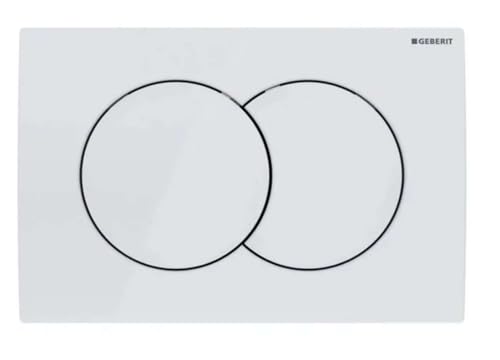 Geberit - Plaque de commande Delta01, Blanc (115.107.11.1)