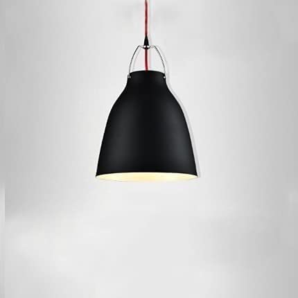 Lustre suspendu fer forgé noir luminaire décoratif simple loft