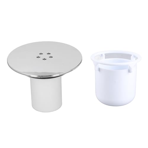 Dioche Plateau de Vidange ShoweShower de 70 Mm – Bouchon de Remplacement à Débit Rapide pour Trous d'eaux Usées de 90 Mm – Finition Chromée élégante – Facile à Nettoyer – Empêche les Bouchons de