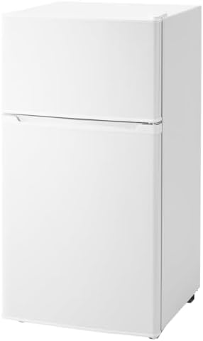 （05:30時点） simplus 冷蔵庫 小型 2ドア 90L 家庭用 冷凍庫 一人暮らし オフィス 新生活 2ドア 省エネ 右開き シンプラス SP-90LD2 コンパクト 大容量 シンプル 温度調整可 静音 (2ドア/90L, ホワイト)