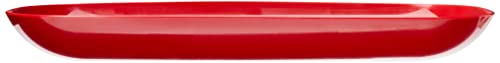 Travessa Retangular, Média, Vermelho Bold, Coza