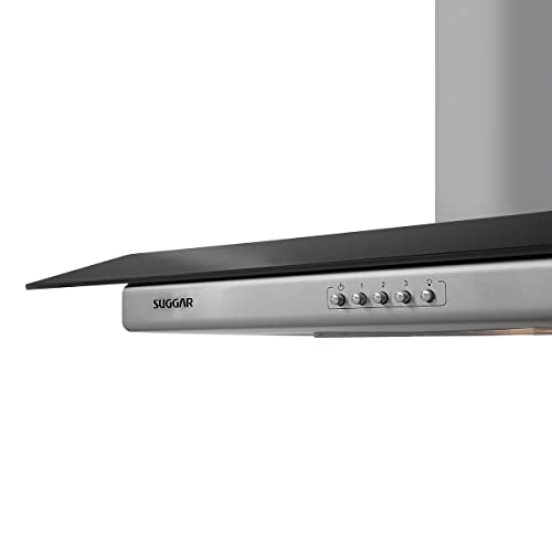 Depurador Vidrio 3 Vel. Inox 90 Cm 127V - SUGGAR - DV91IX