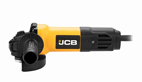 Image of JCB PROFESSIONAL - 750W 4 Inch Angle Grinder Machine | PREMIUM ULTRA COMPACT DESIGN | 6 Months Warranty, Carbon Brush, Spindle & Adjustable Guard, Handle | Cutting Machine 4 inch JCB
