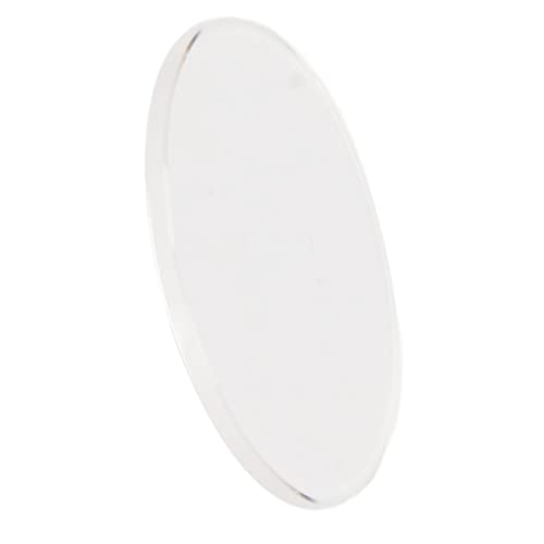 Platte Horlogeglaslens, Eenvoudig Te Reinigen Saffierkristalglas Ronde Horlogelens Glas Slijtvast voor Accessoires voor Horlogeglas (34,5 mm)