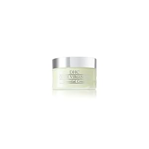 DHC Olive Virgin Oil Essential Cream, Moisturizer, Hydrating, Promotes Skin Elasticity, Radiant, Fragrance and Colorant Free, Ideal for All Skin Types, 1.7 oz. Net wt.