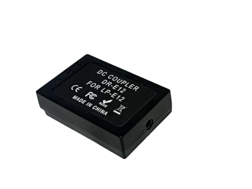 Image of PICO LP-E12 Dummy Battery DR-E12 DC Coupler with D-Tap Cable for Canon EOS M M2 M10