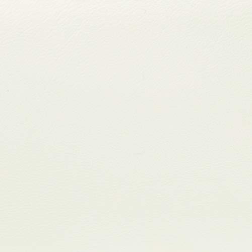 Iconic Home Xander Bar Stool Chair Pu Leather Upholstered Armless Design Half-Moon Gold Plated Solid Metal U-Shaped Base Modern Contemporary, Cream #TOP4