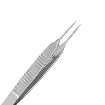 Miniatura 2 de SURGICAL ONLINE Castroviejo Pinzas de sutura 1x2 dientes Instrumentos quirúrgicos 1.598 in