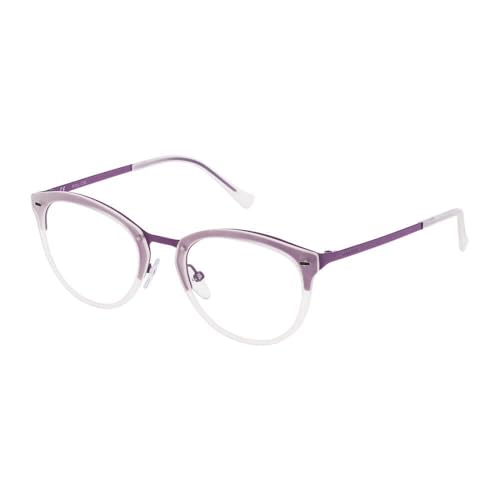 Monture de lunettes Police VPL283 pour femme style moderne coloris lila