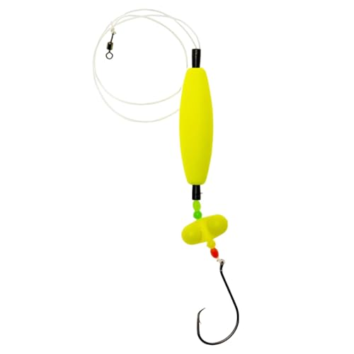 Gancho de pesca multiusos antienganches, gancho dividido de peso inferior, depósito de pesca, pesca de bagre, juego de campana flotante para ríos de lago, agua costera, bagres, aparejos de pesca (C)