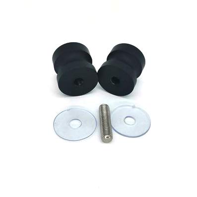 Shower Glass Door Handle Solid Aluminum Bathroom Handle, Round Back-To-Back Handle, Used To Replace Grooved Glass Door #TOP5