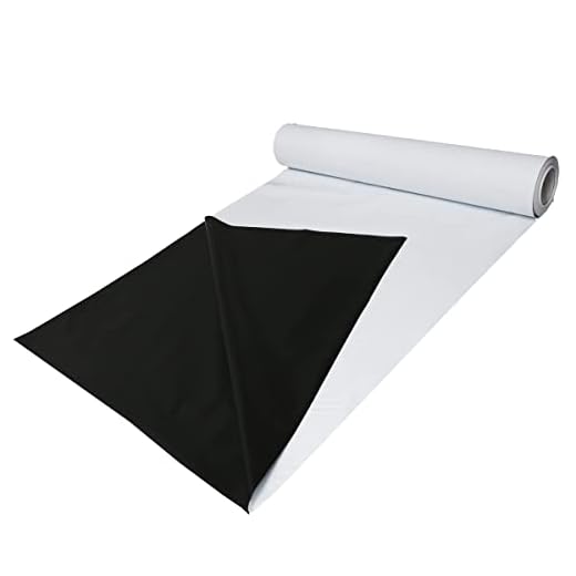HORTIPOTS Black White Grow Light Film Reflective for Grow Room and Grow Tent (10x100 ft (3x30m)-1 Roll)