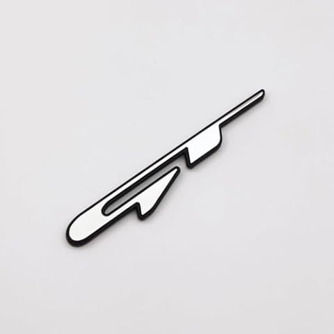 MAXDOOL New Models Emblem Replacement Decal 3D Premium Sticker Compatible for KIA GT GT Line(Black) Cover