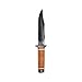 SOG Super Bowie Fixed Blade SB1T-L - Black Tini 7.5" Aus-8 Blade, Leather Washer Handle, Leather Sheath