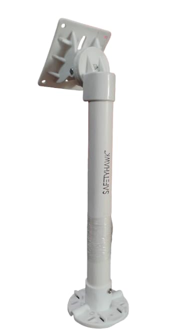 SAFETYHAWK PVC Plastic 12inch CCTV Camera Stand Waterproof Wall Mount Holder Outdoor Use-image-25