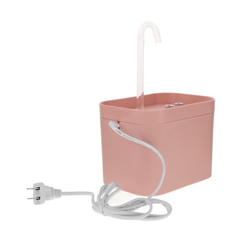 Fuente automática para agua de gatos PRETYZOOM rosa USB