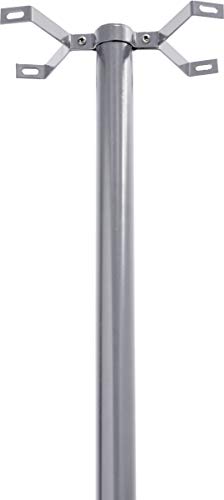 ARREGUI D-USA/PL Support Vertical en Acier pour boîte aux Lettres extérieure USA Mail de ARREGUI, Pied Support pour boîte aux Lettres américaine, 133 cm de Haut, résistant, Facile à Installer, Argent