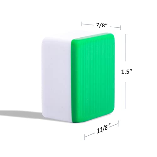 Zgme Chinese Mahjong Set, Professional Mah-Jongg Game Set, Complete Traditional Mah Jongg With 146 Large Numbered Melamine Tiles(1.5’’,Green), Classic Carrying Case (Majiang, Ma Jong, Maj Jong,中式麻將) #TOP1